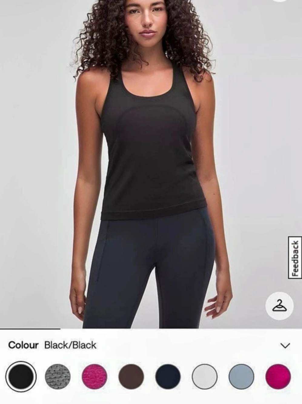 NWT lululemon Swiftly Tech Racerback Tank 2.0 Racerback Tank in Black